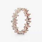 Authentic Rose Dazzling Daisy Pandora Ring size (48) 4.5