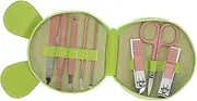 MERRYHAPY Grip Nail Clippers Set Professional Pedicure Kit Storage Case for Home and Travel