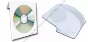 Lot1000 White Sleeve/Protector CD/DVD/BluRay/Blue Ray disc paper Envelope+Window