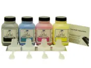 4 InkOwl COLOR Toner Refill Kit for BROTHER TN-221 TN-225 HL-3150 MFC-9130