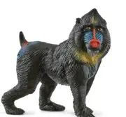 Schleich Mandrill Colorful Monkey 14856 Safari Animal Toy