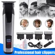 Professional Cordless Trimmer Hair Clippers Cutting Beard Barber Shaving Machine