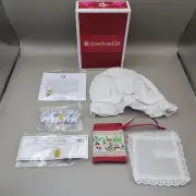 American Girl Felicity Meet Accessories 2010 Mob Cap Garters Choker Purse Hankie