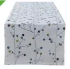 Park Designs/ Split P Table Runner Gemma - Branches, Blues and Greens