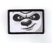 Panda Kung fu Face Meme Patch for VELCRO® BRAND Hook Fasteners [sub]