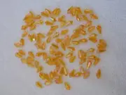 99 Orange Aurora Borealis Beads