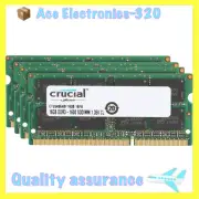 Crucial 64GB (4x 16GB) 1600MHz DDR3L SODIMM 1.35V Notebook Memory CT204864BF160B