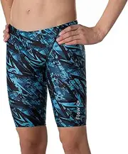 [Flow Swim Gear] Flow Funky Jammers for Boys - Swim Jammer Swimsuit for Practice and Competition Swimming in Size 21 to 32