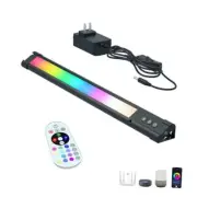 LED Light Bar with Remote , Smart RGB Under Desk Light, White and Multicolor