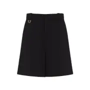 [Chloe] Chloe-Black Virgin Wool Shorts-Donna 36 FR