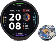 ESP32-S3 MCU Board with Onboard 1.28inch Round Touch LCD and 6-Axis Sensor etc, 32-bit LX7 Dual-Core Processor, Supports 2.4GHz Wi-Fi (802.11 b/g/n) and Bluetooth 5 (LE), Type-C Port