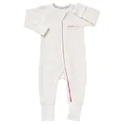Bonds Poodlette Zip Wondersuit Coverall White & Hyper Bloom Spot