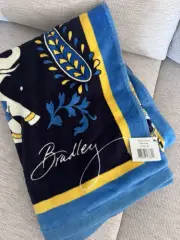 Rare Discontinued Vera Bradley Ellie Blue Beach Towel New