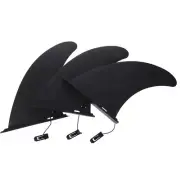 3pcs Stand Up Paddle Fins Quick Release Slide Fin Thruster Fins Fin