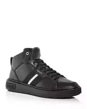 Men's Myles Leather Sneakers Black