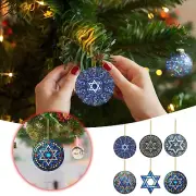 Christmas Tree Ornaments Star Of David Hanukkah Decorations Christmas Acrylic