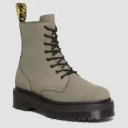 Dr. Martens JADON BOOT MILLED NUBUCK PLATFORMS 10 NEW