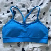 New Lululemon Women’s Yoga Run Sports Flow Y Bra IV Top - Size 4 US / 8 AUS