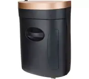 Royal MC1300 13-Sheet Micro-Cut Paper Shredder w/ Pull-Out Bin Rose Gold CRACKED