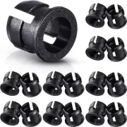 200Pcs Black Plastic 5 Mm LED Holder Light Emitting Diode Holder Clip Display Pa