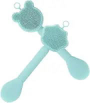 Healeved 2 Pack Silicone Facial Cleansing Brush Double-end Face Mask Applicator Soft Face Scrubber for Gentle Skin Cleaning