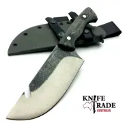 Condor Bush Slicer Camp Knife +Kydex Sheath CTK500565 1095 Blade Micarta Handle
