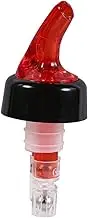 1Pc Measured Bottle Pourer 15mL Plastic Quick Shot Measure Measuring Bottle Pourer Drinks Bar Wine Cocktail Dispenser Home Kitchen Tools for Pours Liquor Vinegar Syrup or Olive Oils (Red)