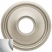 Baldwin 5070055 Estate Solid Brass Rosette Polished Nickel Pair