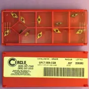 10pc CIRCLE CPGT-505-CG5 Carbide Inserts; radius .007": CG5 Machinist