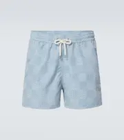 [Frescobol Carioca] Frescobol Carioca Copa Check Rio checked swim trunks UK 38 blue