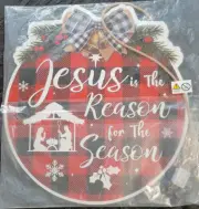 Jesus is the Reason for the Season 12" Electronic wall decortation (sealed)