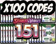 100 Pokemon 151 Booster Pack Codes - Pokemon TCG Live - eBay Messaged