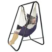 Hammock Chair Stand,Include Large Hanging Indoor Swing,MAX Load 500 LBS, Heav...