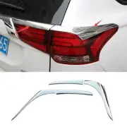 For Mitsubishi Outlander 2016 2017-2020 Chrome Rear Lamp Taillight Strip Trim (for: Mitsubishi)