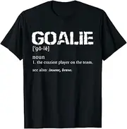 [X.Style] Goalie Gear Shirt Soccer Goalkeeper Definition ds539 T-Shirt Black