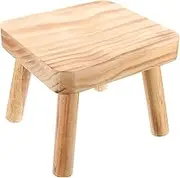 JOINPAYA Portable Wooden Step Stool Compact Folding Stool for Adults Versatile Household Footstool for Kitchen Outdoor and Indoor Use Lightweight Design