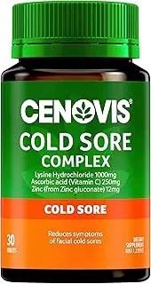 Cenovis Cold Sore Complex Tablets 30 - Relieves Facial Cold Sore Symptoms - Helps to Reduce Occurrence of Facial Cold Sores