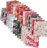 MOKKHNB 30Sheets Patchwork Fabric Squares for DIY Crafts Versatile for Quilting Home Decor and Creative Projects