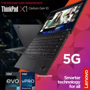 Lenovo ThinkPad X1 Carbon Gen10 14" 4K+ 500Nits 12th-i7 32G 512GB SSD 5G 4G LTE