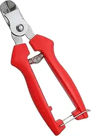 Garden Pruning Shear - 16cm Garden Clippers with Curved Cutter | Stainless Steel Gardening Scissors Tool | Fruit Tree Use | Locking Handle for Apples, Pears, Tomato and Orange