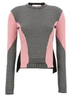 [Alexander Mcqueen] Alexander Mcqueen-Houndstooth Sweater Maglioni Multicolor-Donna L