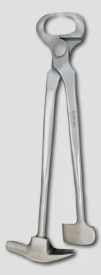 3 in 1 Multi Hoof Nipper Trimmer Cutter Hammer Clincher Farrier Tool 1011