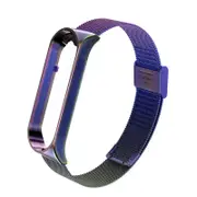 Smart Watch Bracelet Strap For Xiaomi Mi band 6 5 Metal Steel Wrist Band Replacement Straps Waterproof and Adjustable - Colorful