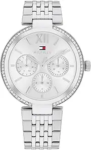 [Tommy Hilfiger] Classic Multi-Function Quartz Watch - Stainless Steel Wristwatch for Women, Water Resistant Up to 3 ATM/30 Meters - Premium Fashion Timepiece with Day to Night Versatility - 36mm