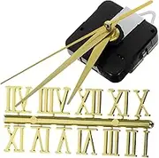 OATIPHO Replace or Make Your Own Clock Roman Numeral Wall Clock Movement Kit Mechanism