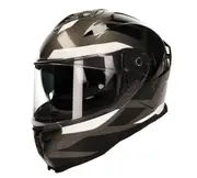 Vito Presto, full face helmet , color: Grey/Black/White , size: S