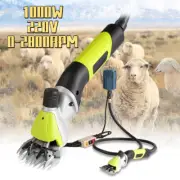 220V 1KW Hangable Shearing Machine Sheep Goat Clipper Shear Cutter Wool Scissor