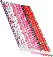 NUOBESTY 1set Pencil Linen Fabric by The Metre Uk Fleece Fabric Students Supplies Sketch Pens Office Supplies Wood 48pcs