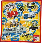 Napkin Tomica Work Car Lunch Cloth, School Entrance School, Lunch Box, 16.5 x 16.5 inches (42 x 42 cm)