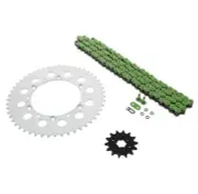 1997-2002 Kawasaki KLX300 300 Green O Ring Chain And Sprocket 14/51 112L